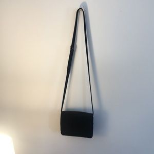 Talbots perfect black evening bag with strap,  pockets, cardholders and more!